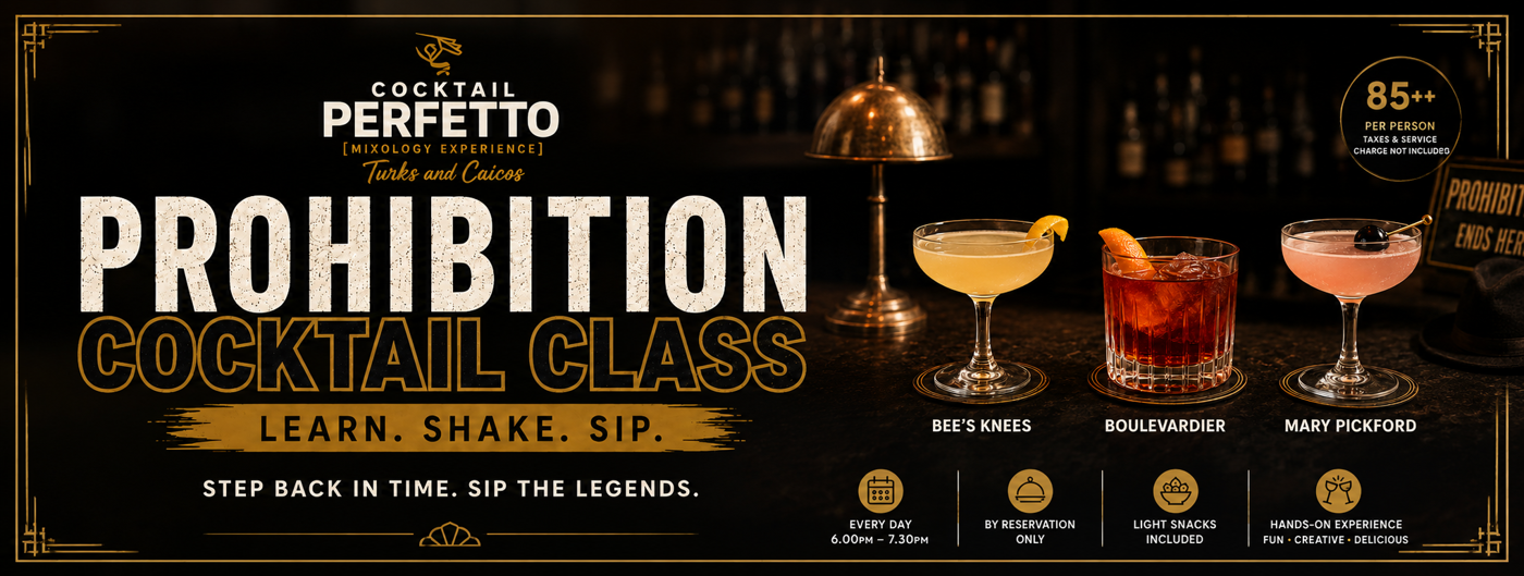 PROHIBITION - PROMO Cocktail Making Class (3 Drinks)