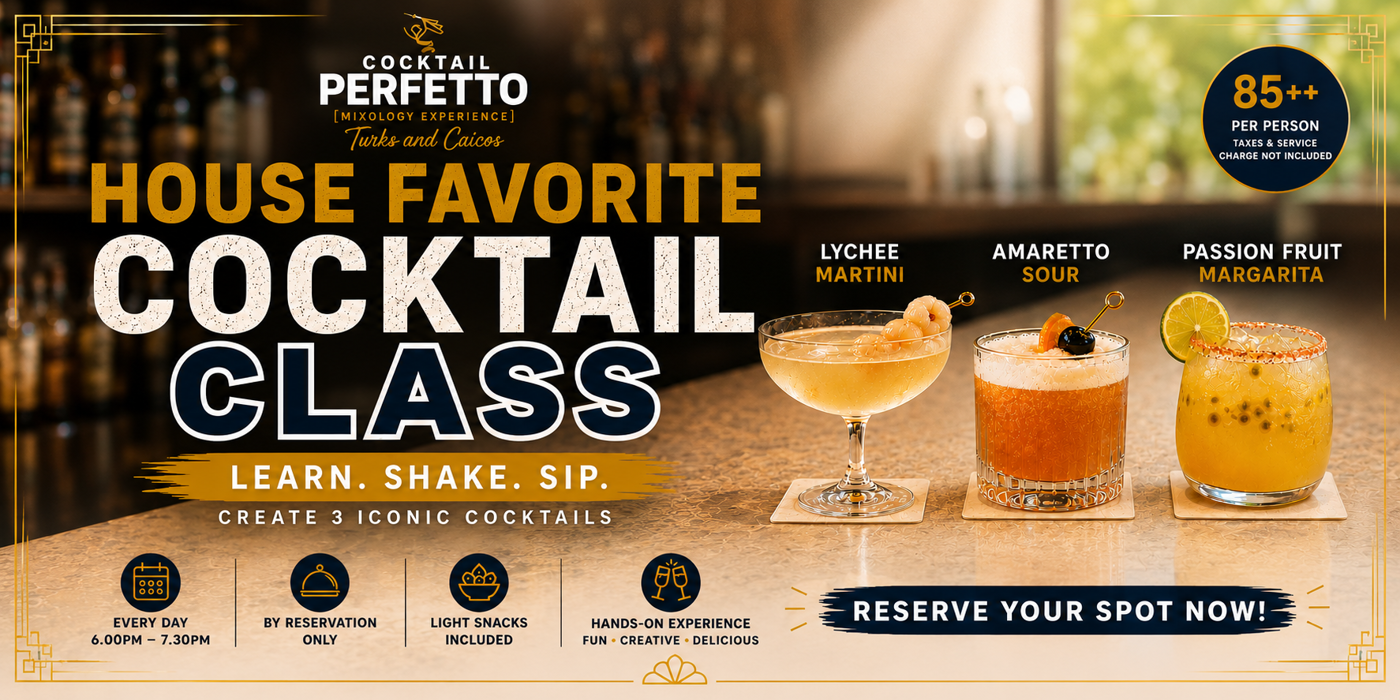 HOUSE FAVOURITE - PROMO Cocktail Making Class (3 Drinks)