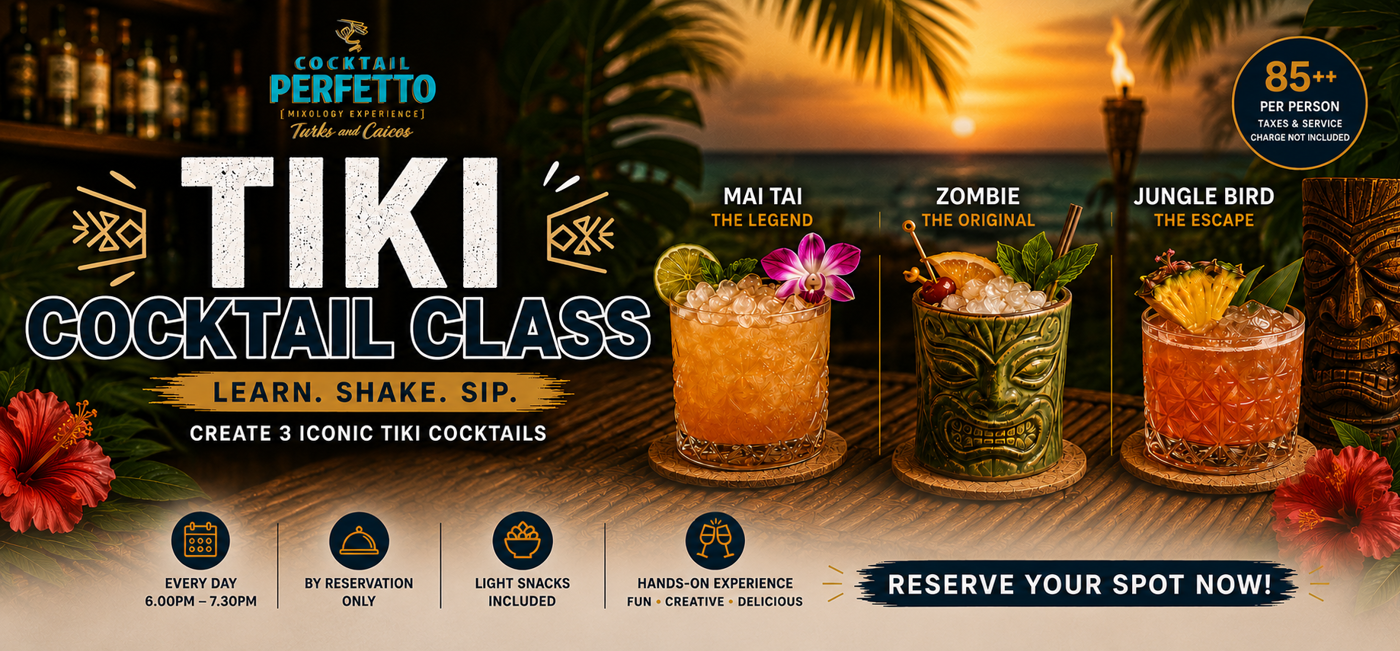 TIKI COCKTAILS - PROMO Cocktail Making Class (3 Drinks)